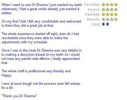 Image of a patient review