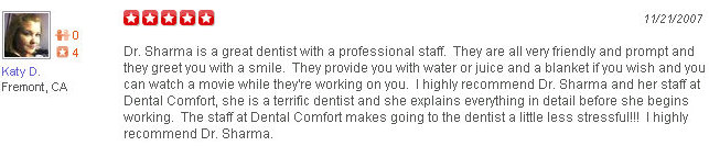 Image of a patient review