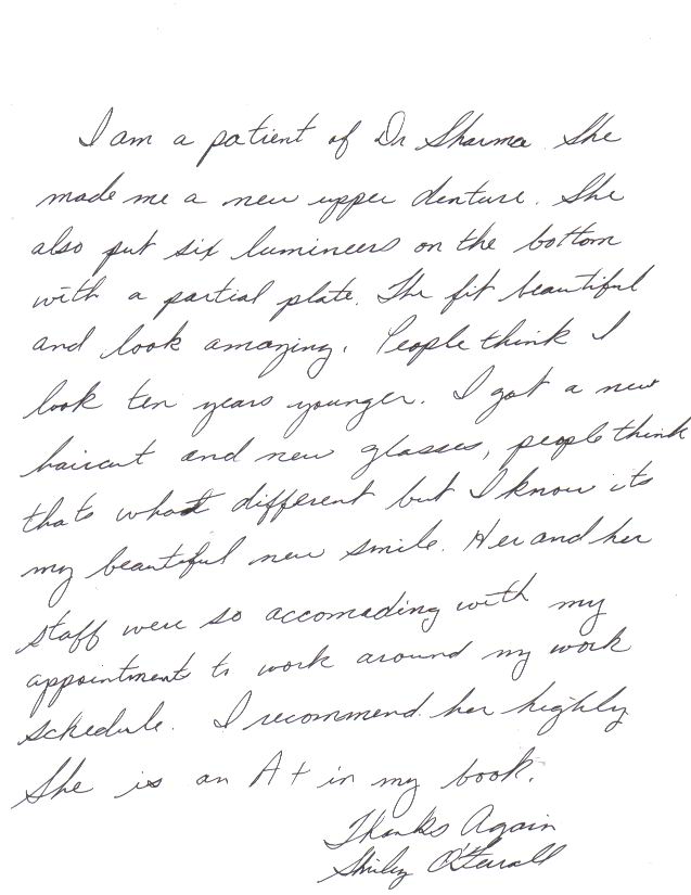 Patient review
